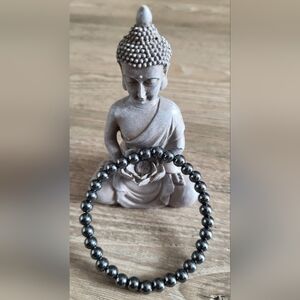 Hematite Beaded Bracelet